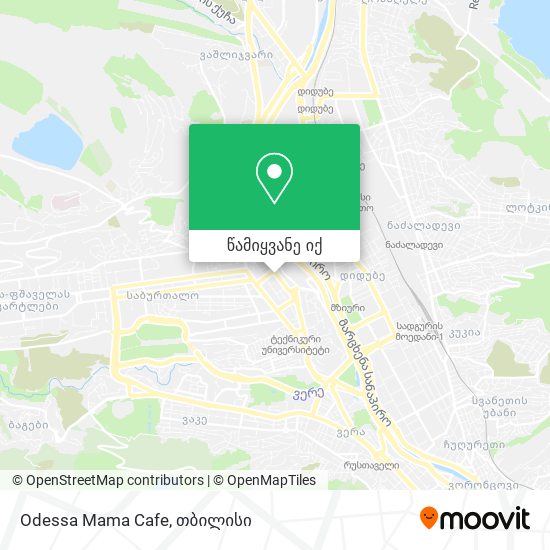 Odessa Mama Cafe რუკა