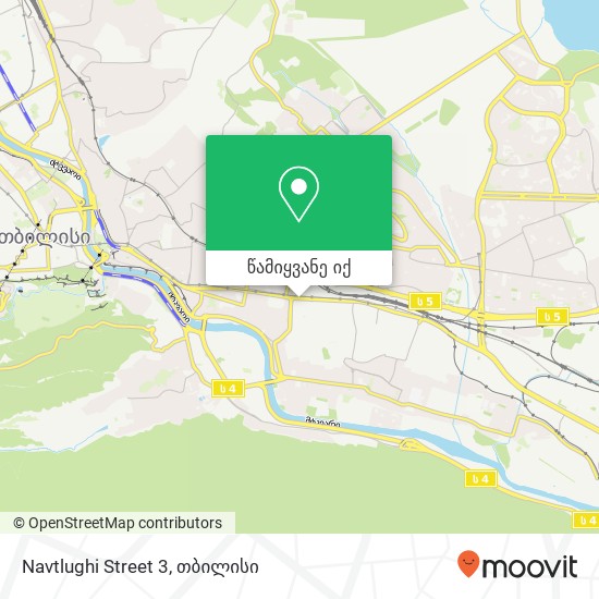 Navtlughi Street 3 რუკა