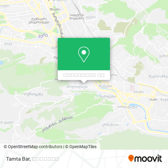 Tamta Bar რუკა