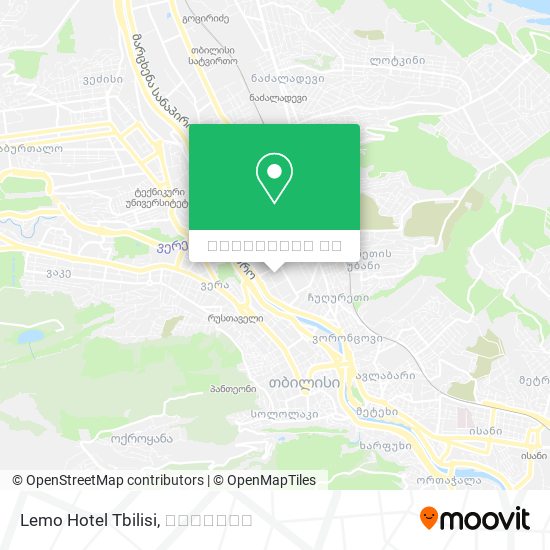 Lemo Hotel Tbilisi რუკა