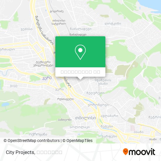 City Projects რუკა