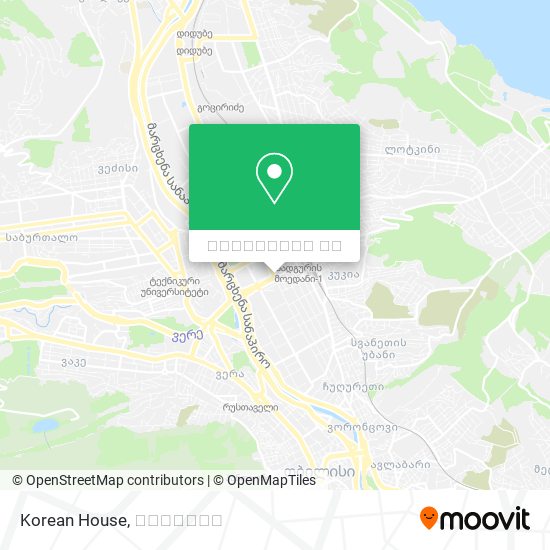 Korean House რუკა