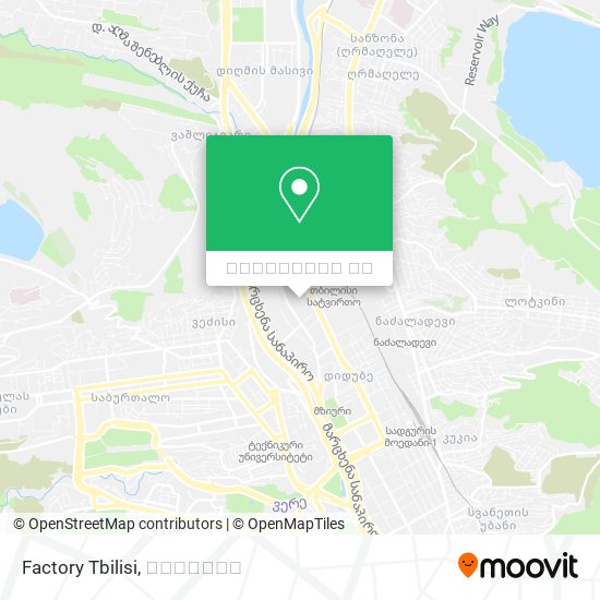 Factory Tbilisi რუკა