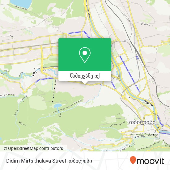 Didim Mirtskhulava Street რუკა