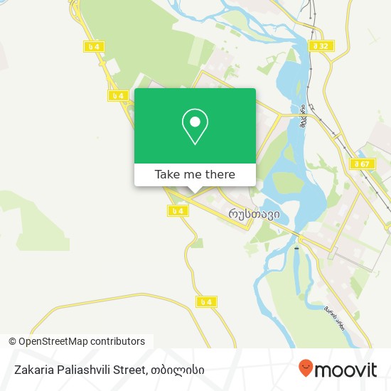 Zakaria Paliashvili Street რუკა