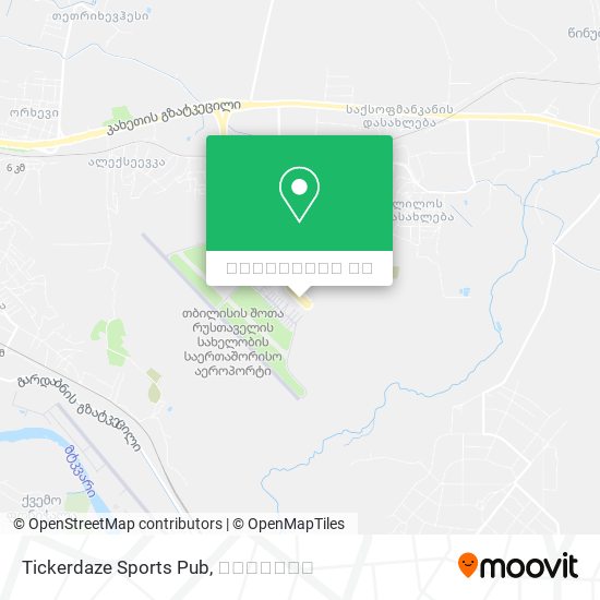 Tickerdaze Sports Pub რუკა