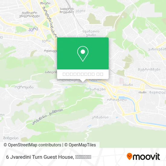 6 Jvaredini Turn Guest House რუკა