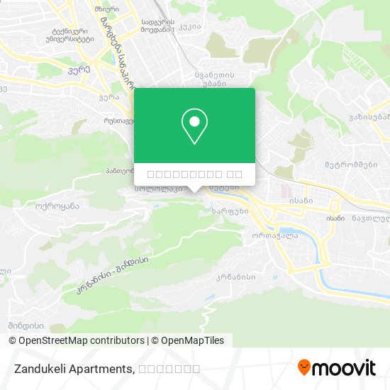 Zandukeli Apartments რუკა