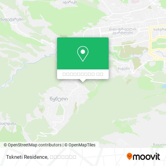 Tskneti Residence რუკა