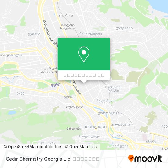 Sedir Chemistry Georgia Llc რუკა