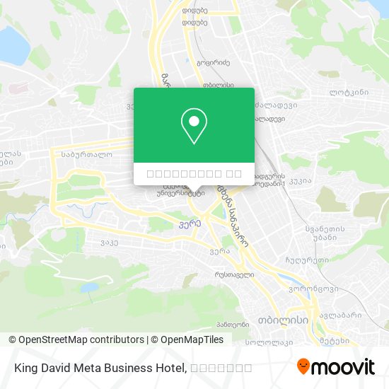 King David Meta Business Hotel რუკა