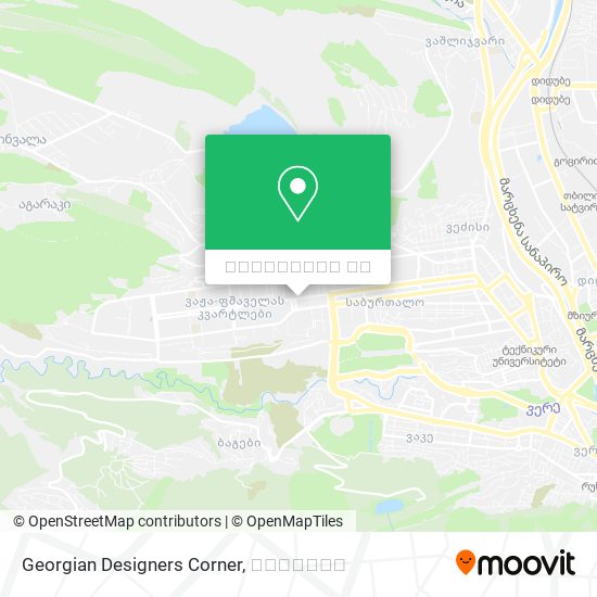 Georgian Designers Corner რუკა