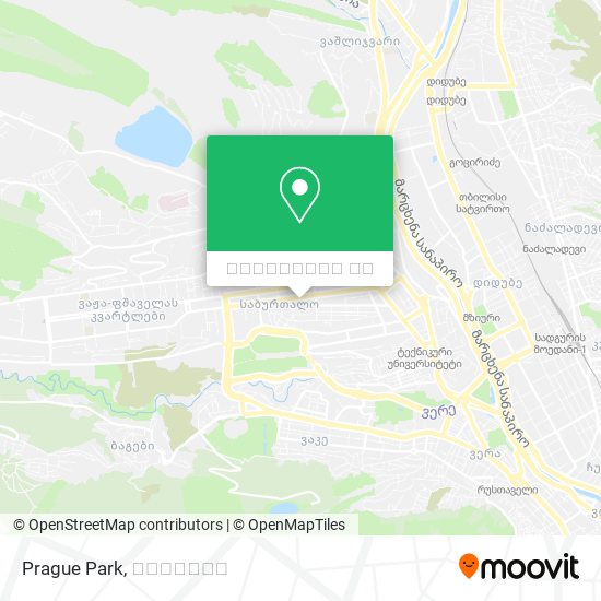 Prague Park რუკა