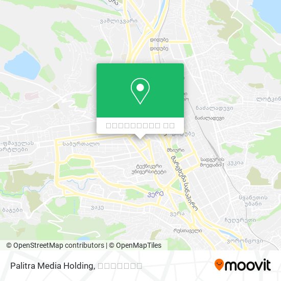 Palitra Media Holding რუკა