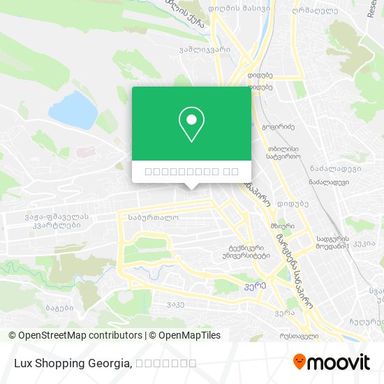 Lux Shopping Georgia რუკა