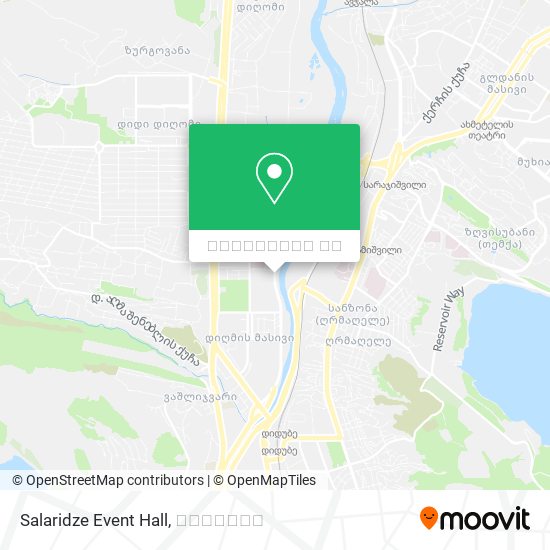Salaridze Event Hall რუკა