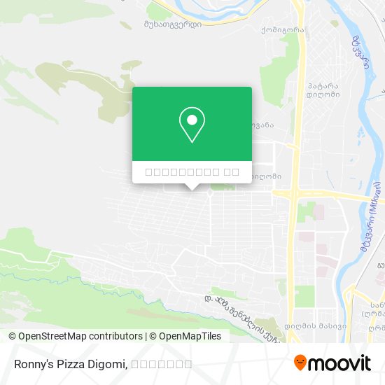 Ronny's Pizza Digomi რუკა