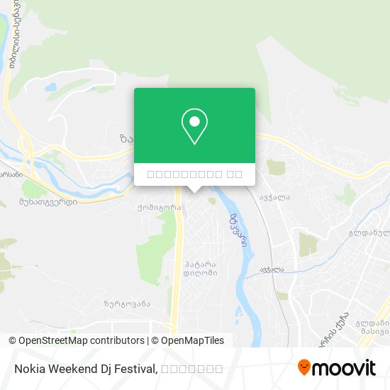 Nokia Weekend Dj Festival რუკა