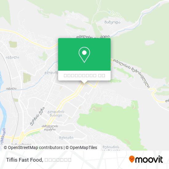 Tiflis Fast Food რუკა