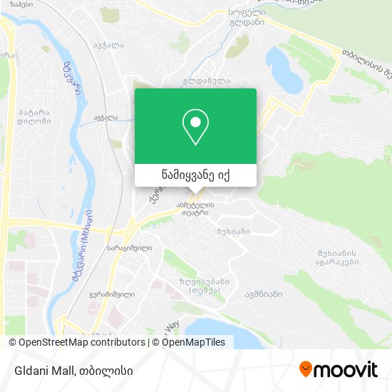 Gldani Mall რუკა