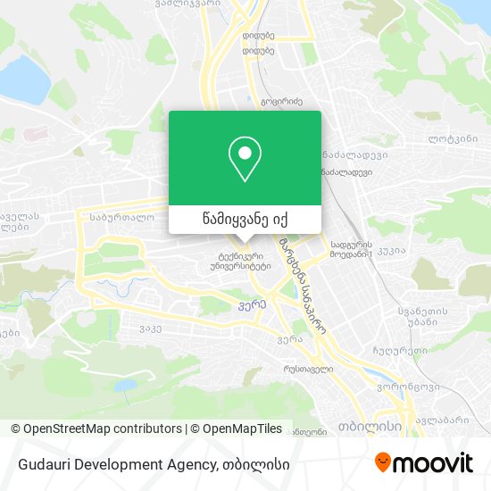 Gudauri Development Agency რუკა