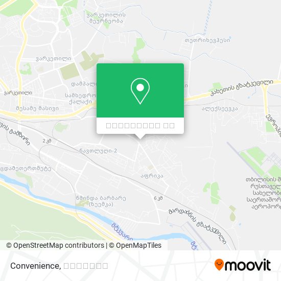 Convenience რუკა