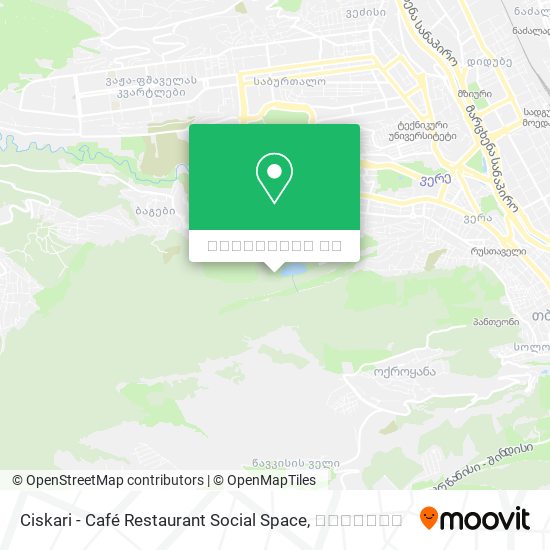 Ciskari - Café Restaurant Social Space რუკა