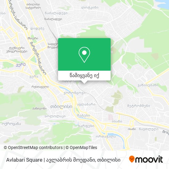 Avlabari Square | ავლაბრის მოედანი რუკა