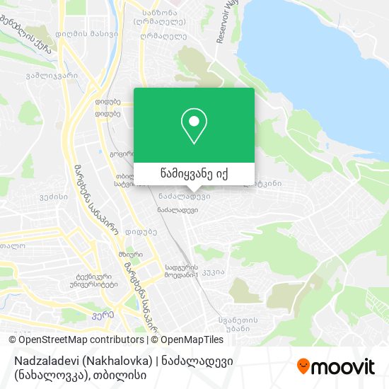 Nadzaladevi (Nakhalovka) | ნაძალადევი (ნახალოვკა) რუკა