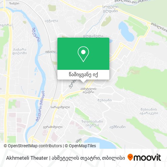 Akhmeteli Theater | ახმეტელის თეატრი რუკა