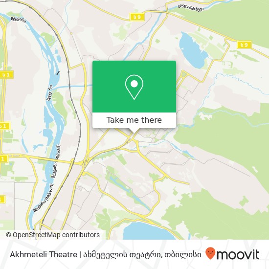Akhmeteli Theatre | ახმეტელის თეატრი რუკა