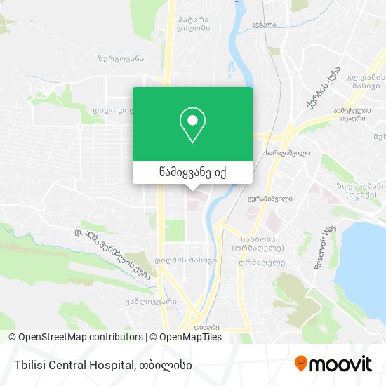 Tbilisi Central Hospital რუკა