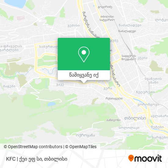KFC | ქეი ეფ სი რუკა