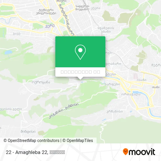 22 - Amaghleba 22 რუკა