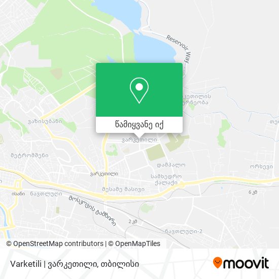 Varketili | ვარკეთილი რუკა