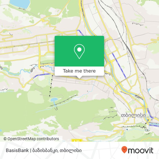 BasisBank | ბაზისბანკი რუკა