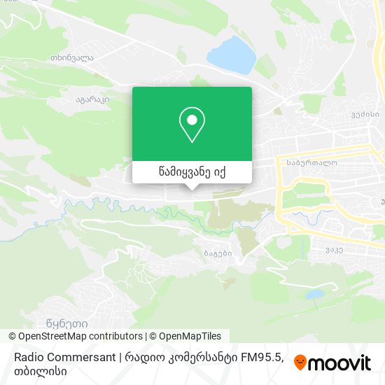 Radio Commersant | რადიო კომერსანტი FM95.5 რუკა