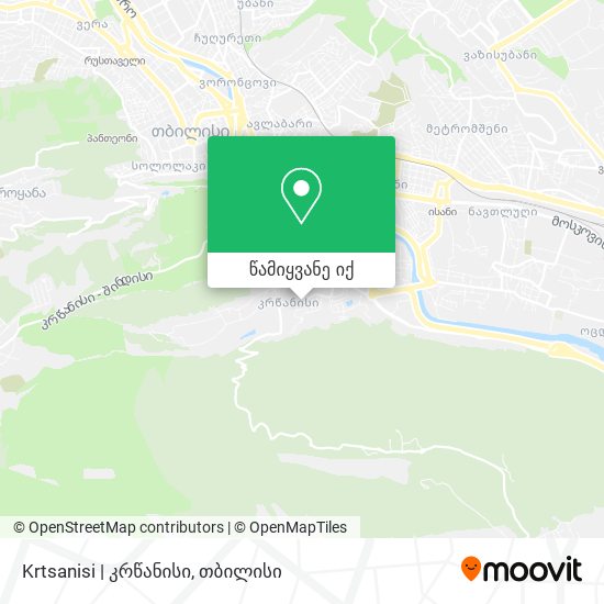 Krtsanisi | კრწანისი რუკა
