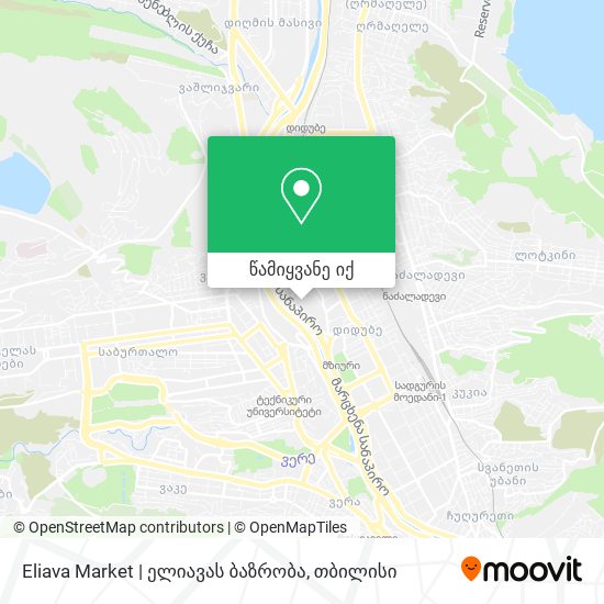 Eliava Market | ელიავას ბაზრობა რუკა