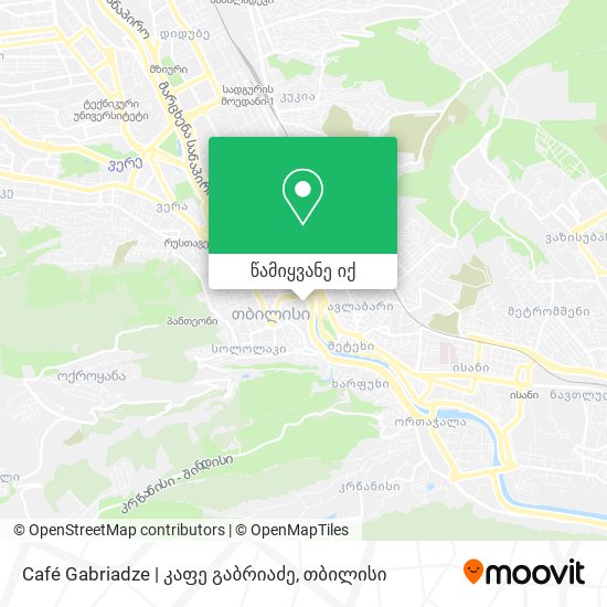 Café Gabriadze | კაფე გაბრიაძე რუკა