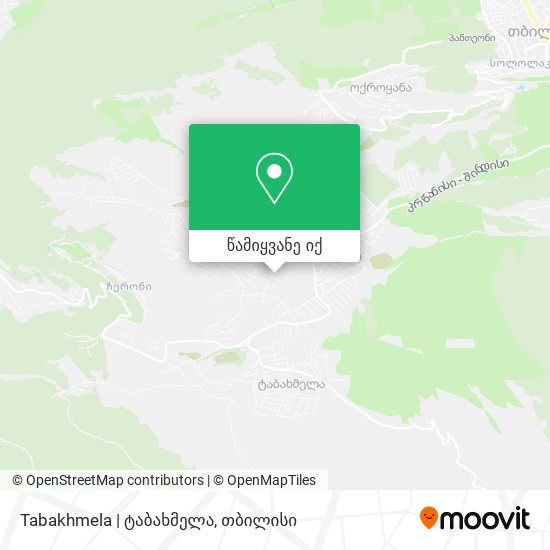 Tabakhmela | ტაბახმელა რუკა