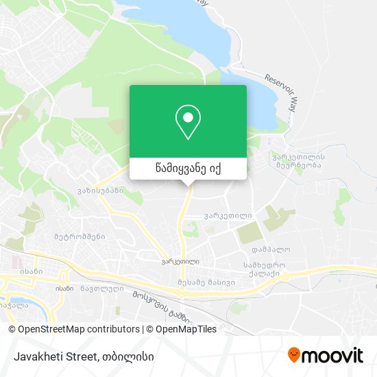 Javakheti Street რუკა