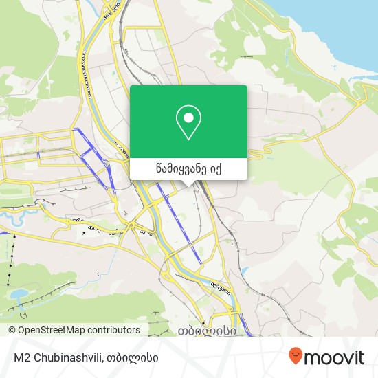 M2 Chubinashvili რუკა
