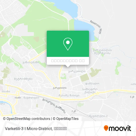 Varketili-3 I Micro-District რუკა