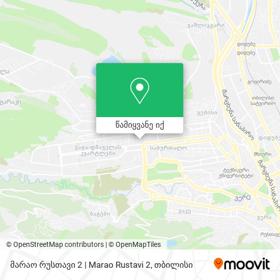 მარაო რუსთავი 2 | Marao Rustavi 2 რუკა