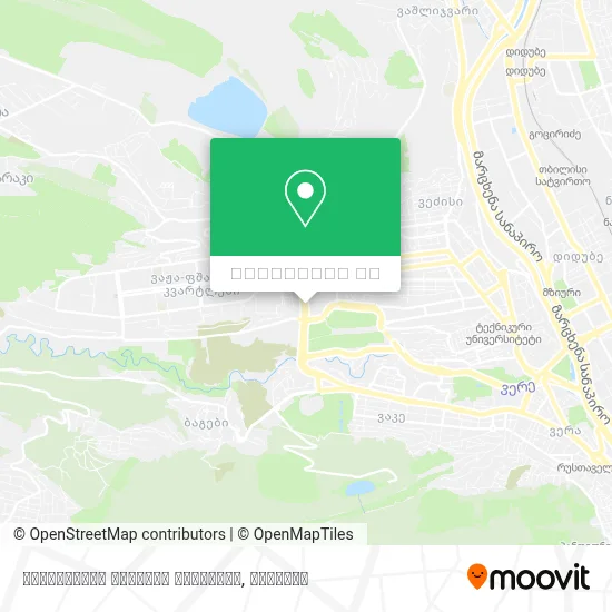 საბურთალოს რაიონის გამგეობა რუკა