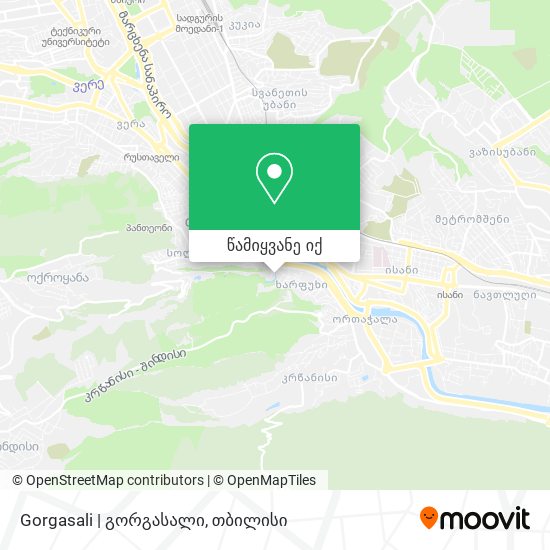 Gorgasali | გორგასალი რუკა