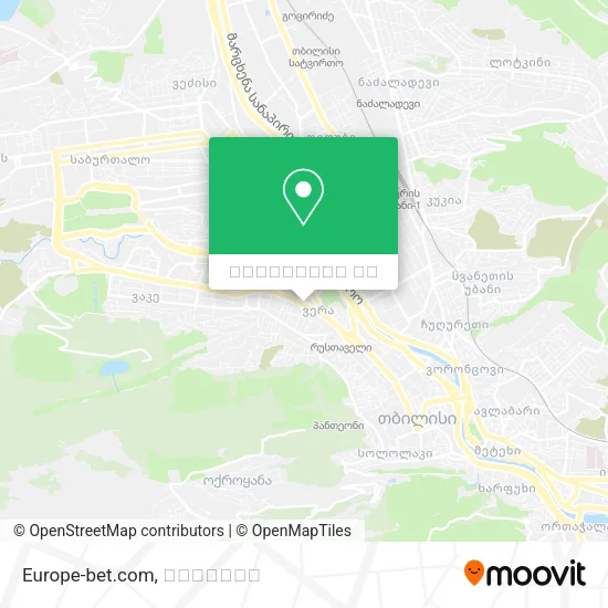 Europe-bet.com რუკა