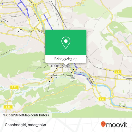 Chashnagiri რუკა