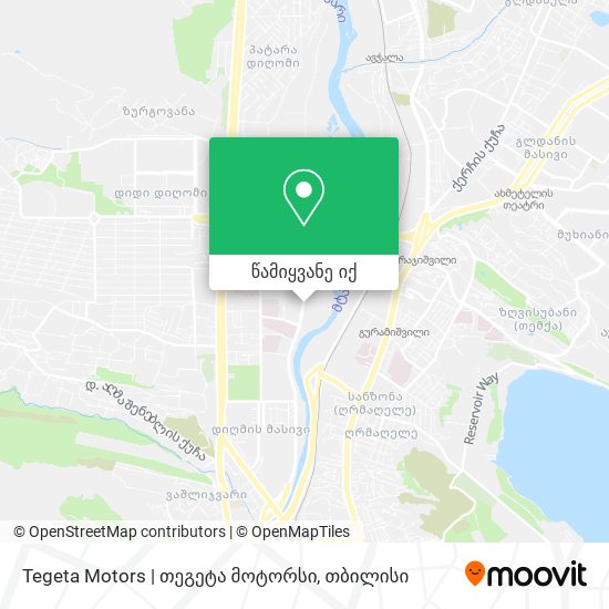 Tegeta Motors | თეგეტა მოტორსი რუკა